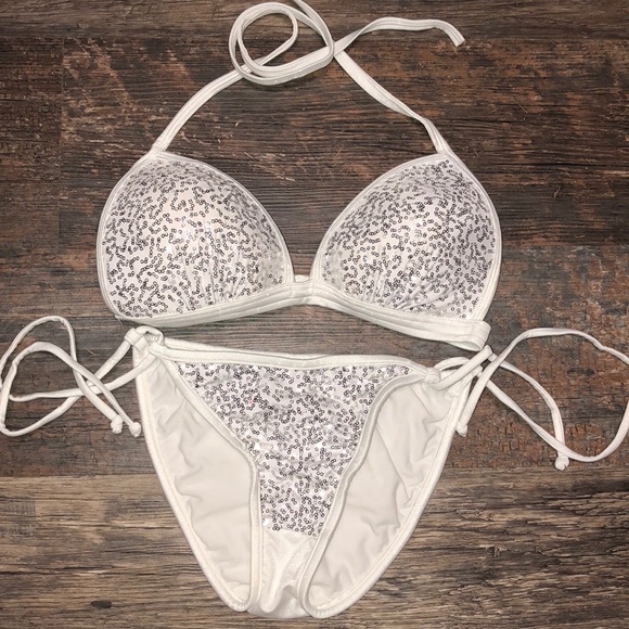 venus white swimsuit